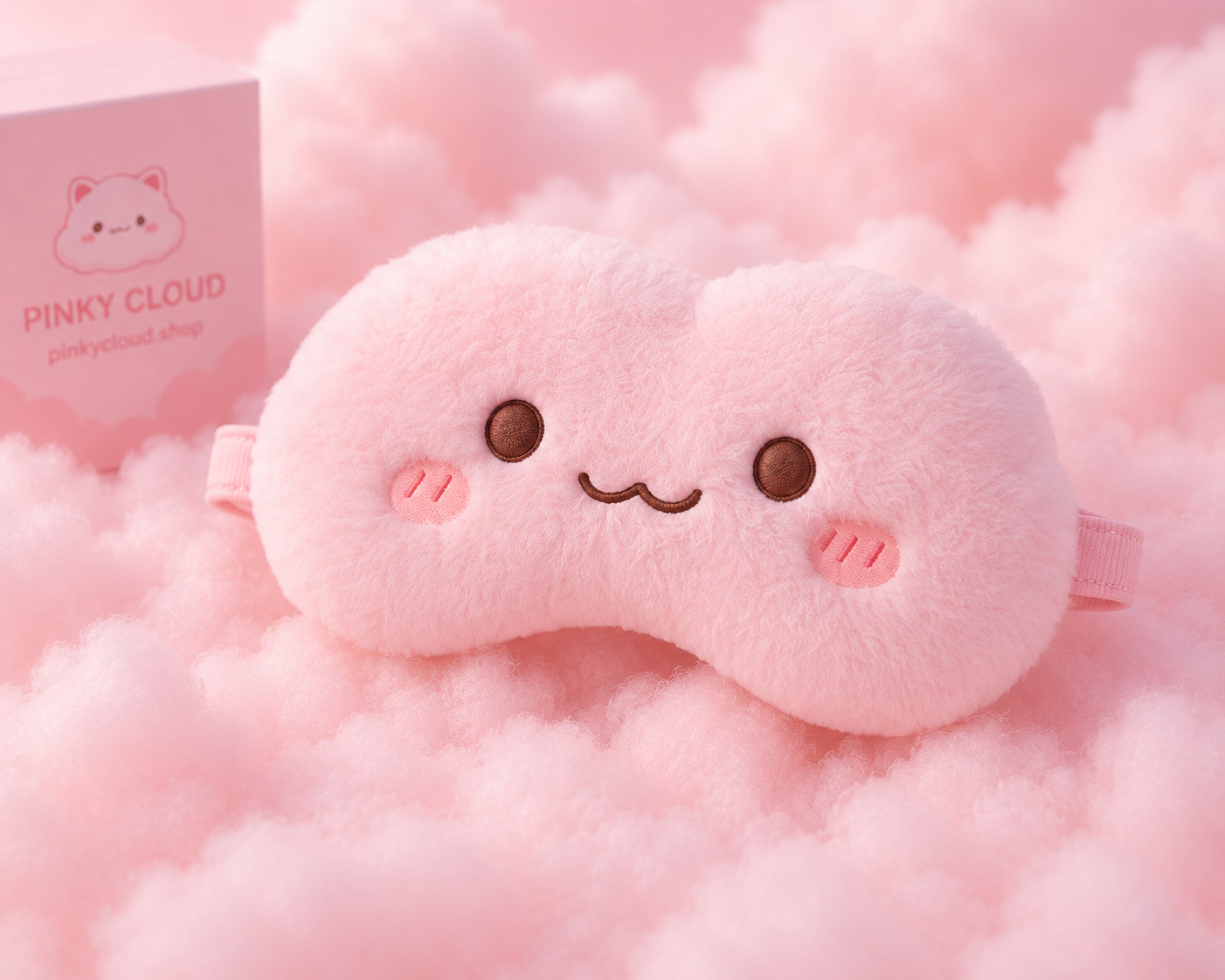 Pinky Cloud sleep mask