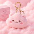 Pinky Cloud plush keychain