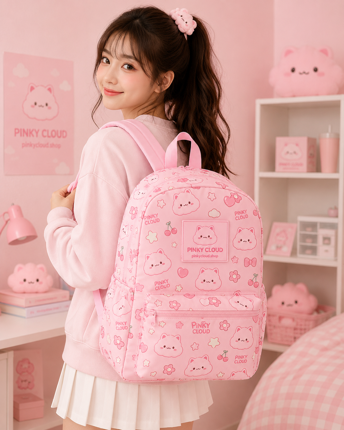 PINKY CLOUD Keep It Light Backpack (Hawaii Kawaii)
